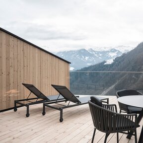 Penthouse-Apartment, Naturns, Südtirol im Schnalstal.